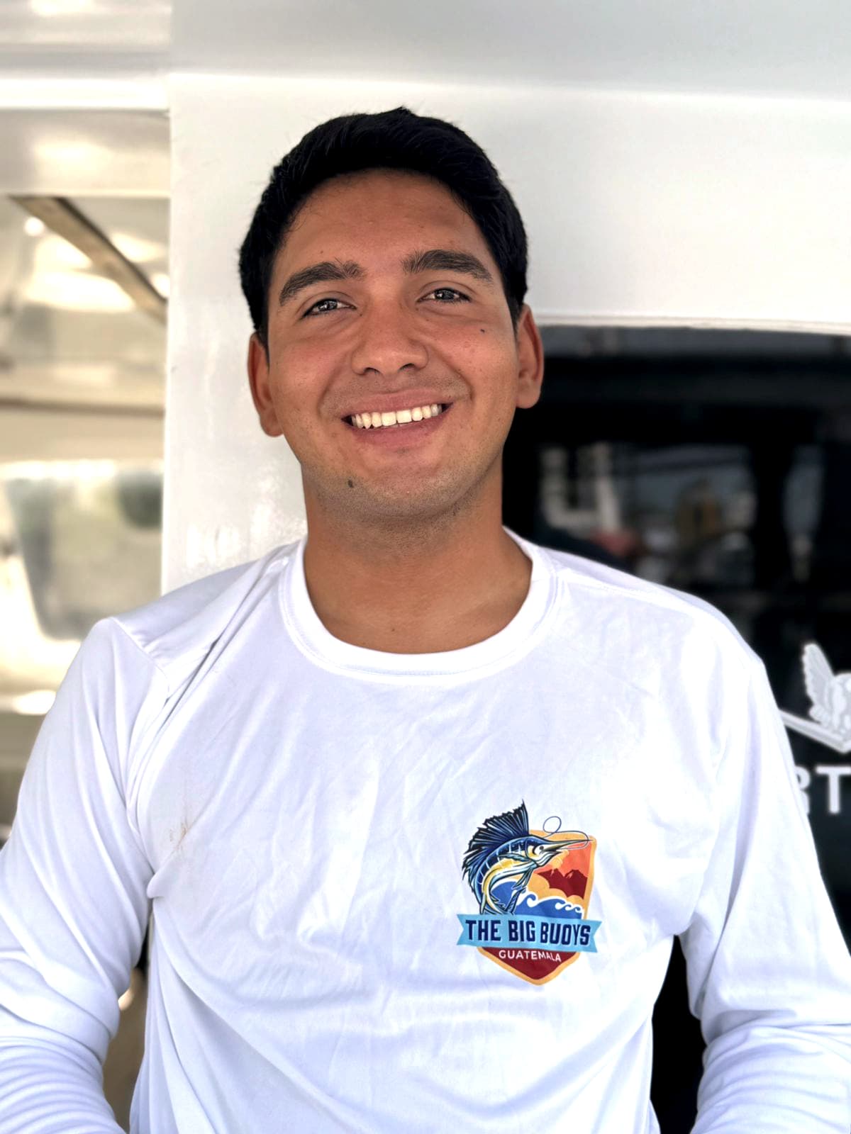 A member of the Big Buoys crew, Josué Hernández, Puerto San José, Guatemala